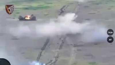 Ukrainian 79th Air Assault Brigade Destroys 11 Out of 17 Russian Vehicles In the Novomykhailivka Area