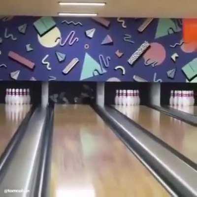 Someone created a robot that can... &quot;bowl&quot; if you can still call it that.