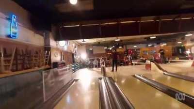 90 second *single take* drone video of Minnesota bowling alley has been acclaimed by Hollywood directors and visual effects artists.