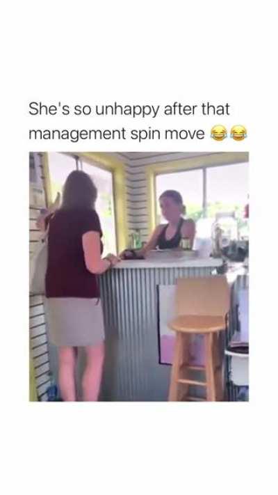 To speak to the manager