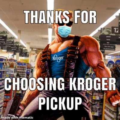 Duke works at kroger???