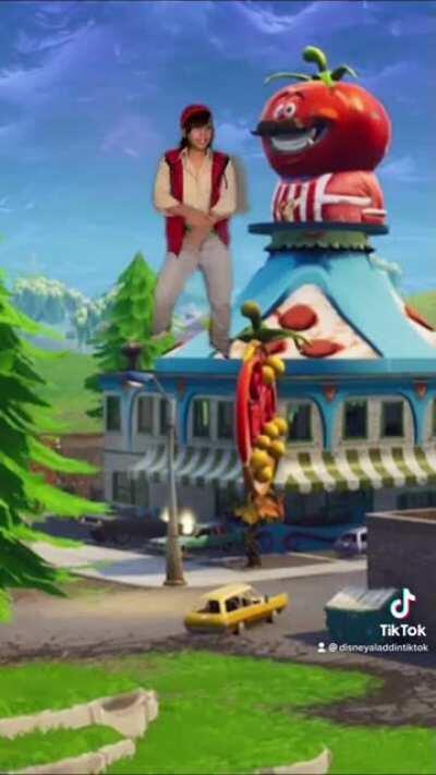 Aladdin in Fortnite actually makes me cry