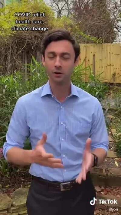 A message from Jon Ossoff. Remember to check your voter registration and re-register if necessary!