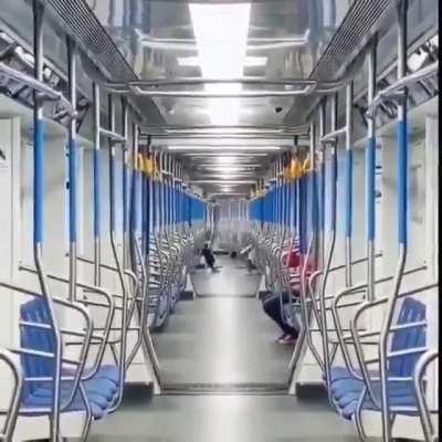 a Subway taking curves at high speed