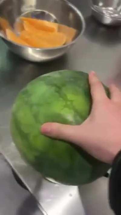 WCGW squishing the watermelon