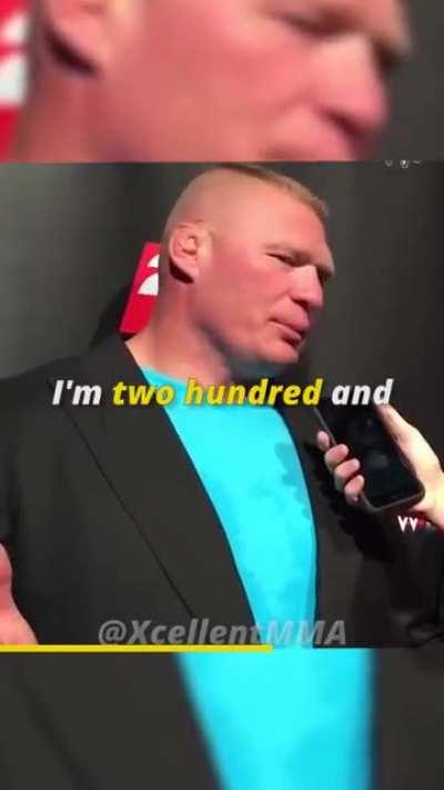 Brock Lesnar: 'I take dumps bigger than Conor McGregor.