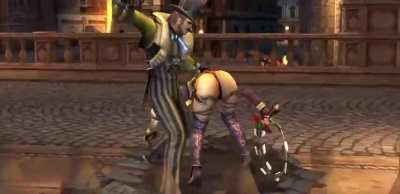 I was playing [Soul Calibur Broken] with Ivy and I honestly didn't expect this attack hahaha 