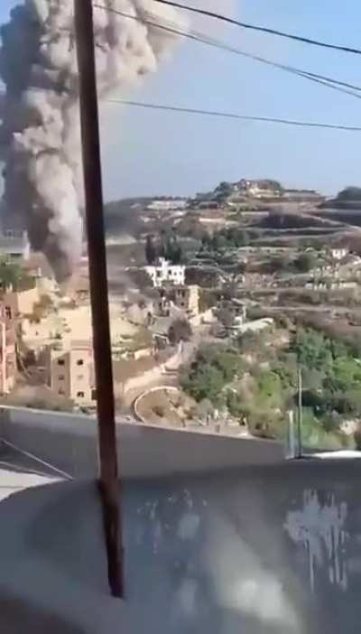 Israeli air strike somewhere in Lebanon