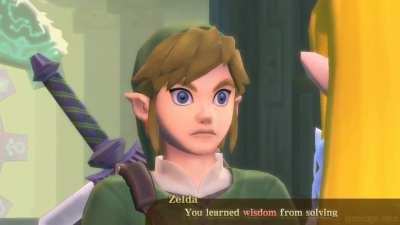 What is going through Link's mind in this scene? (wrong answers only)