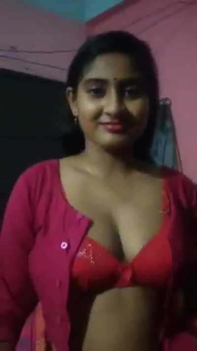 Hot sexy bhabhi gifting her jism to devar stripping naked link in description for full video 