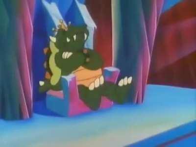 Bowser really be hiring people with feet fetish to lock his feet 