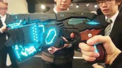 This dude built a “working” (doesn’t shoot) replica of the Dominator gun from Psycho-Pass.