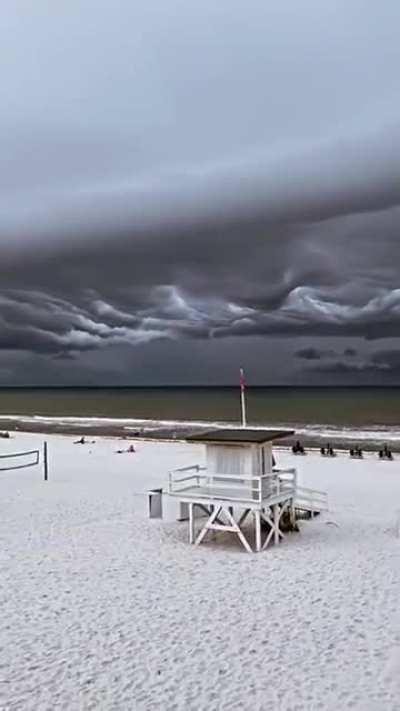 Mammatus Clouds in Mexico