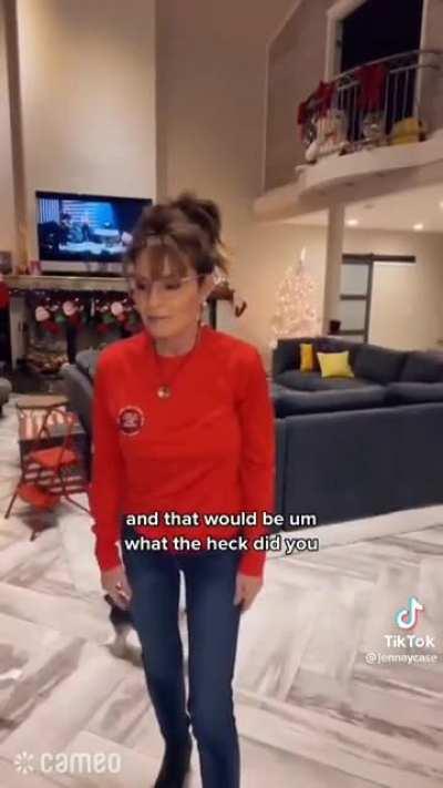 Sarah Palin...ummm...saying...words?