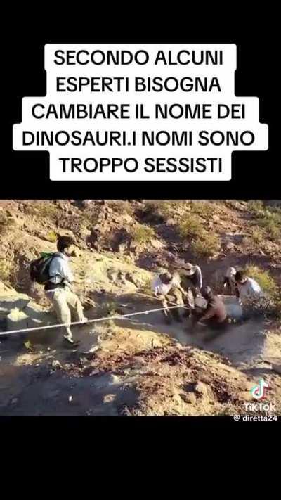 I dinosauri politicamente corretti