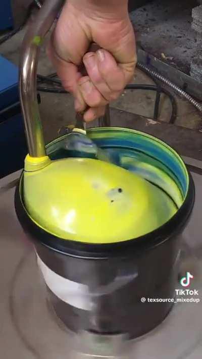 Mixing paint for screen printing