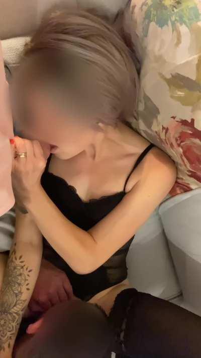 In 15 years I had only slept with my husband, until this night. I never imagined this would become a reality and even if i had imagined it, I would have guaranteed no one else could make me cum…. I was in pure shock when I realised my husbands friend was 