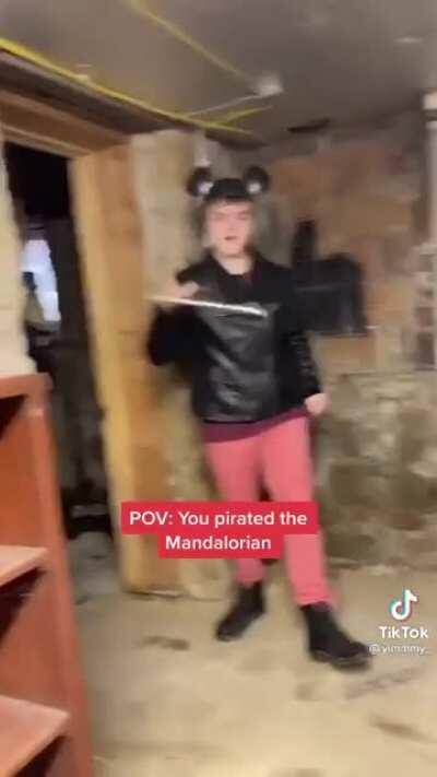 POV - You pirated the Mandalorian