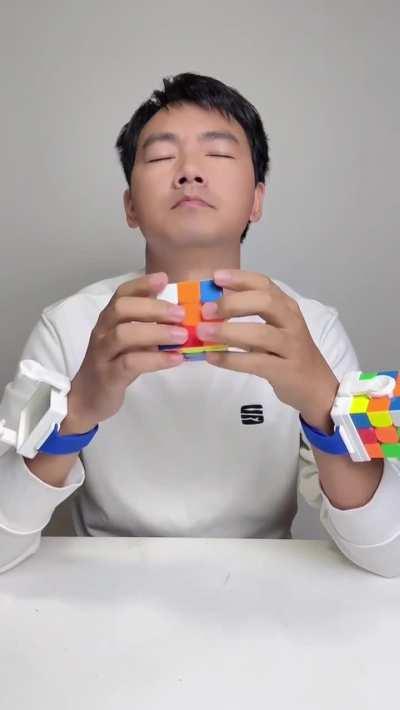 Not your regular boring Rubik's cube video.