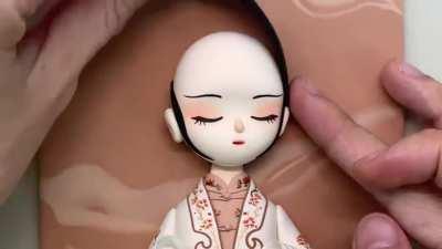 Absolutely stunning clay model with mesmerizing crafting process