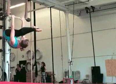 this trapeze act