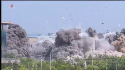 New video released by North Korea of its destruction of the Inter-Korean Liaison Office, 16/06/2020