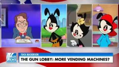 Animaniacs takes a stab at Cucker Tarlson