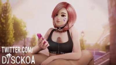 D.va titsjob