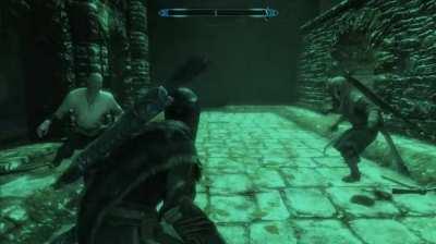 Skyrim Rave. No mods required.