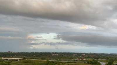 Quick timelapse of the storm moving through Kingston tonight