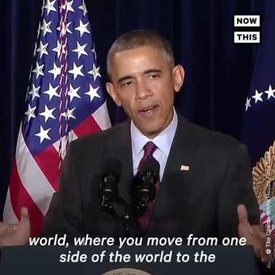 President Obama listening to science and setting up a Global Pandemic Response team back in 2014