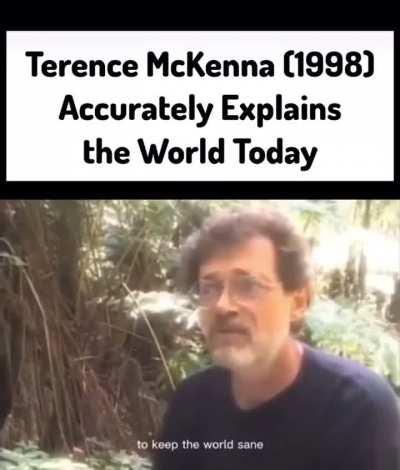 Terrence Mckenna- This is What it Looks like when a Species is About to Depart for the Stars