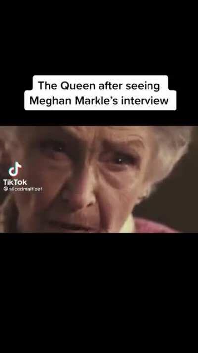 The Queen after seeing Megan’s interview