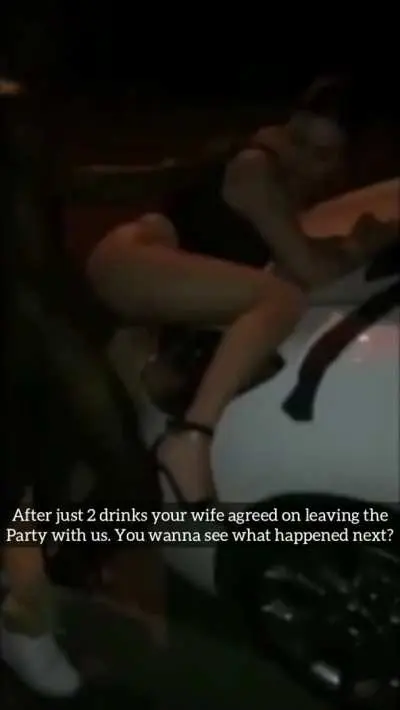 Wife leaves the party with bullies