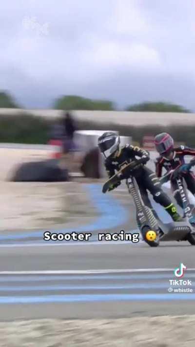 scooter racing is a thing