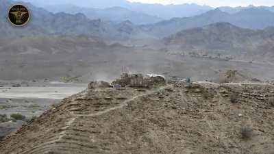 Baloch Raaji Aajoi Sangar (BRAS) attack on Pakistani outpost(Abdoi Tagran) from both sides of the hill