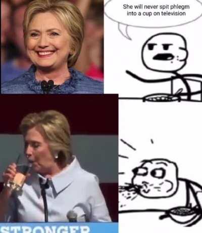 wtf hillary clinton that’s gross