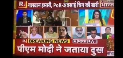 General Bakshi says 'Madarchod' on Live news(Republic TV)