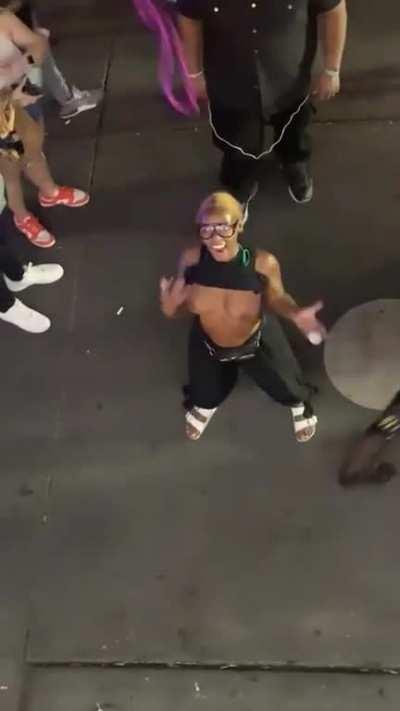 Janelle Monae flashing (New Orleans, 2022)