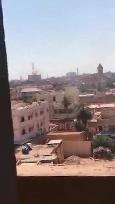 Sudanese soldiers hit an RSF position in Omdurman