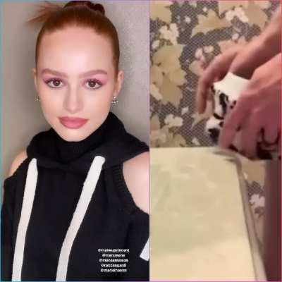 Madelaine Petsch has found her newest play thing!