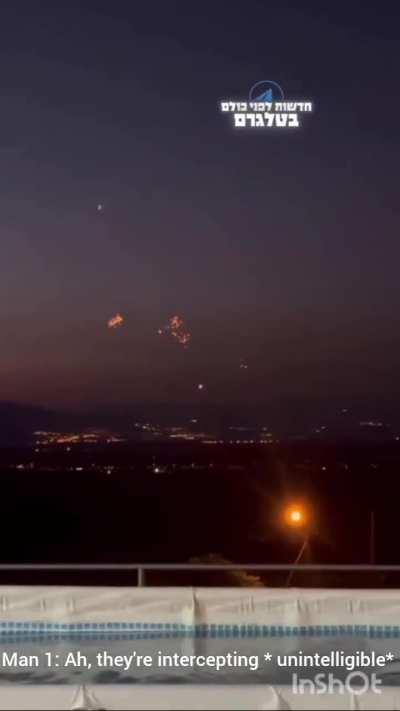 [11/06/24] Casually examining a Hezbollah rocket barrage from a couple miles away