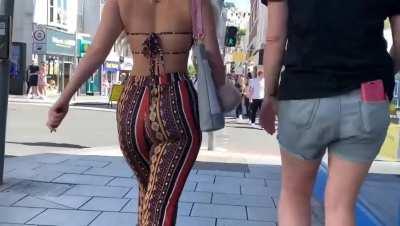 Hot candid ass in flare pants