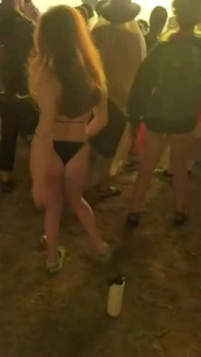 Flashing at the festival