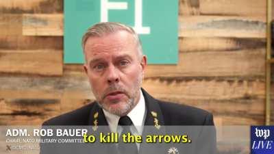 It is the best thing to do: “you can wait until the missiles reach you or you kill the archer, not arrows” - Admiral Rob Bauer explains the need to give Ukraine permission to strike on Russia.