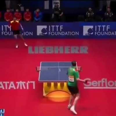 China vs Portugal in an intense table tennis match