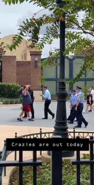 Guy At Disney World Freaks Out After Getting Kicked Out For Not Wearing A Mask