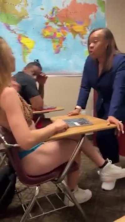 Not in her class