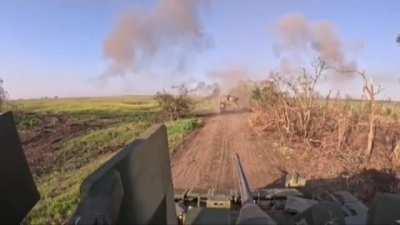 A snippet of a mechanized assault involving several US-supplied M2A2 «Bradley» IFVs near Robotyne, Zaporizhzhia Region.