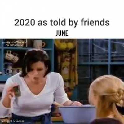 2020 as told by Friends